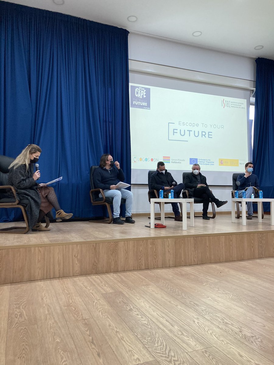 EscapeToYourFu1's tweet photo. We are live now! Join us online and share your experience! From Lisbon to you 🇵🇹 https://t.co/CWo2CdG3XR @istec_lisboa @ce_politecnics #LogosNGO https://t.co/Nr9O1FBcoZ