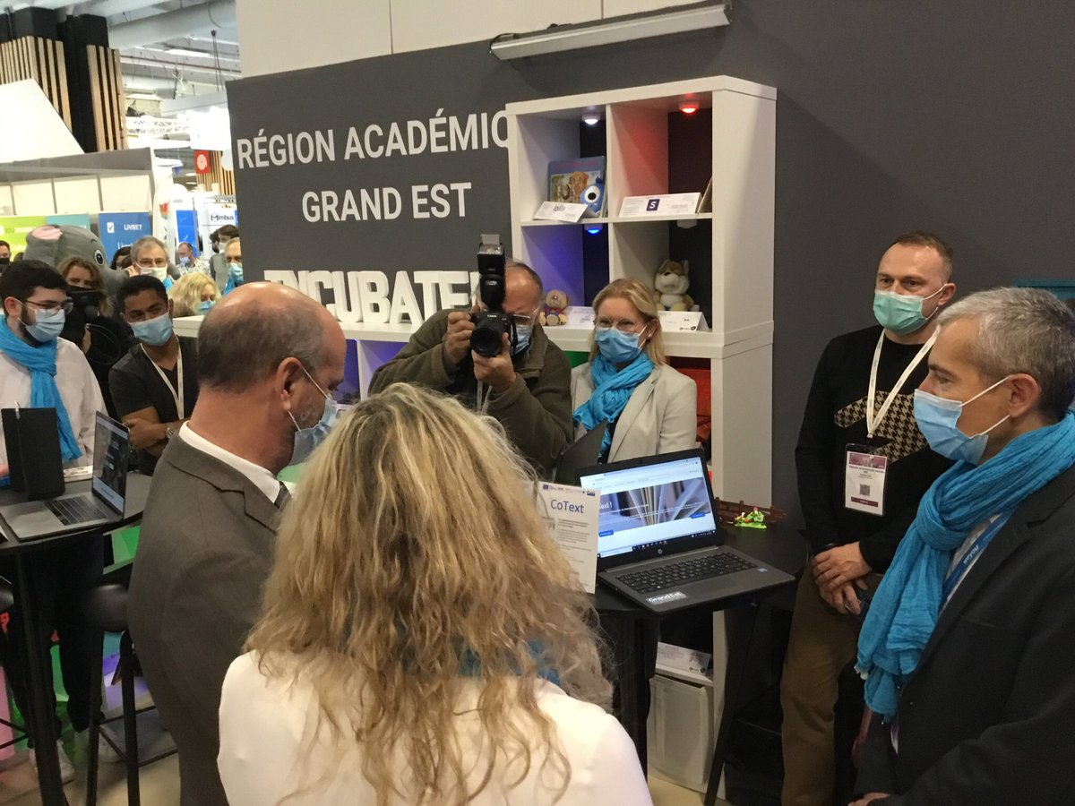 dane_nancy_metz's tweet photo. Zoom sur #LyText, outil d'aide à la préparation des épreuves anticipées anticipées du Baccalauréat de Français, #EAF, au salon #EducatecTice ⤵️
140 textes appareillés par des enseignants 👉 https://t.co/trzNKQ75iG
#PLANETE_FEDER
#ÉcoleNumérique
#recherche
#lecture
#EBEP
#atilf https://t.co/rY7lq4j6W5