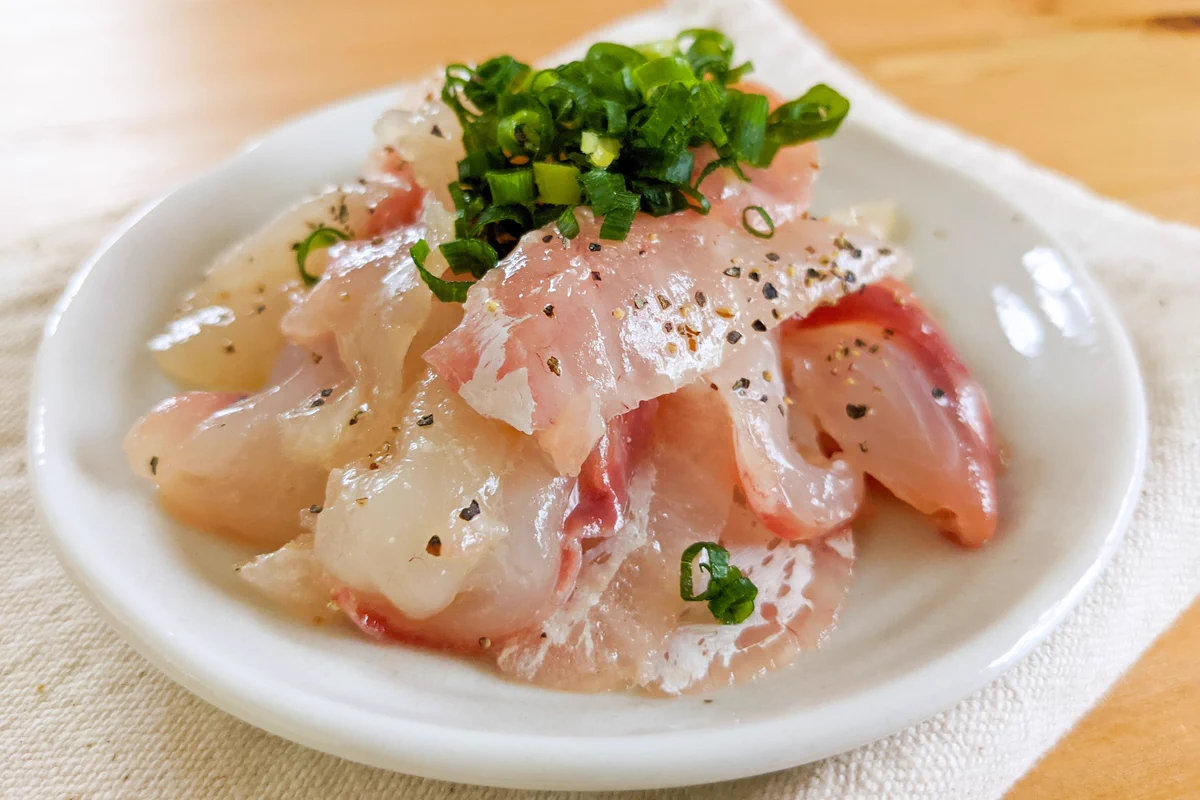 お試しあれ！超絶品「鯛の中華風カルパッチョ」