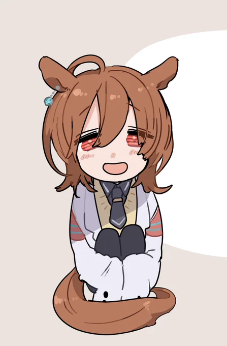 体育座りタキオンかわいいね 