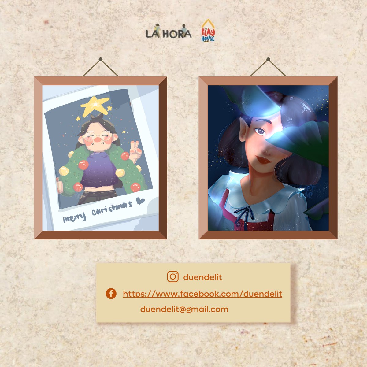 playhouseproj's tweet photo. El Museo de Arte is now accepting art commissions!
Get to know our partner artists! 👩‍🎨

Our platinum partner, Duendelit, an artist who shares bits and pieces of herself to the world. 🧩🌈

Our gold partner, 4alpas, an artist who likes to draw emotions in motion. ✨🎨
#LaHora2022 https://t.co/wmfOxFITP6