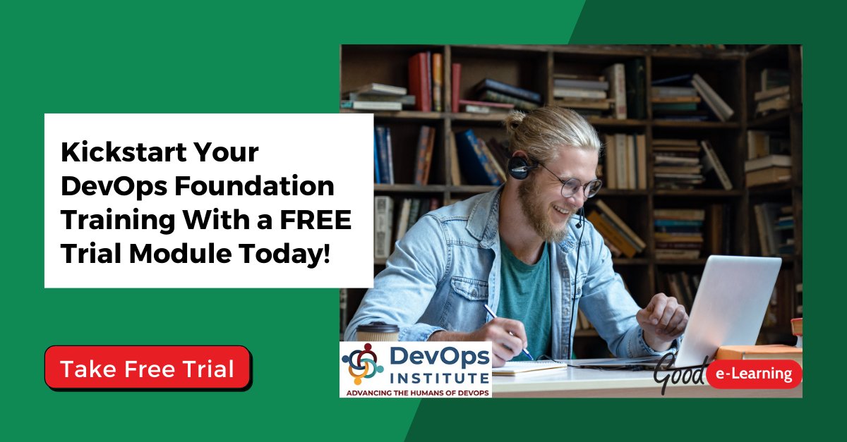 goodelearning's tweet image. Our #DevOps Foundation course includes a FREE exam, FREE resit, expert tutor support, quizzes, practice exams, and much more. Start your free trial today: bit.ly/33lMql2

#DevOpsSRE #DevOpsCertification #DevOpsCourse #DevOpsTraining #DevOpsEngineer #SRE @DEVOPSINST