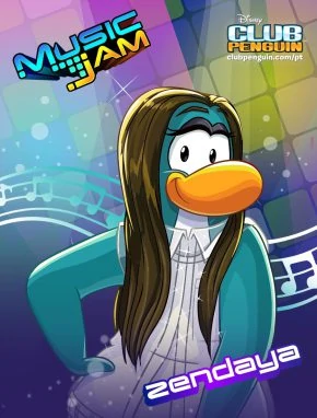 PenguinForSmash's tweet photo. zendaya club penguin implies the existence of tom holland club penguin https://t.co/SbYjIJROah