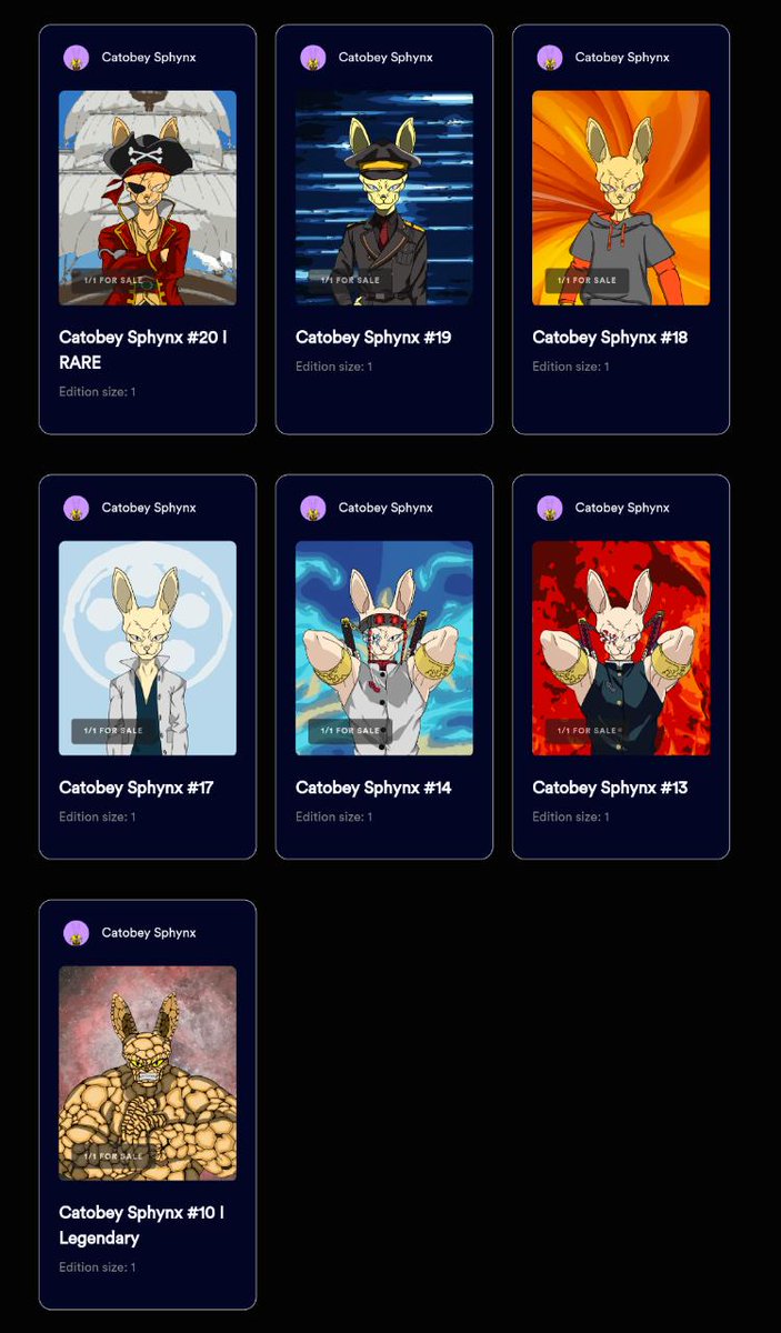 catobeysphynx's tweet photo. Catobeysphynx collection is available

Cek this out https://t.co/PcHwCmBnNc

#Protonmint #XRP #NFTCommunity #NFTs #nftcollectors #NFTdrop #NFTartist #nftart #Cryptoart #digitalart #Proton #ProtonNFTs #NFTCollection #nftcollector https://t.co/aXLEd06Ato