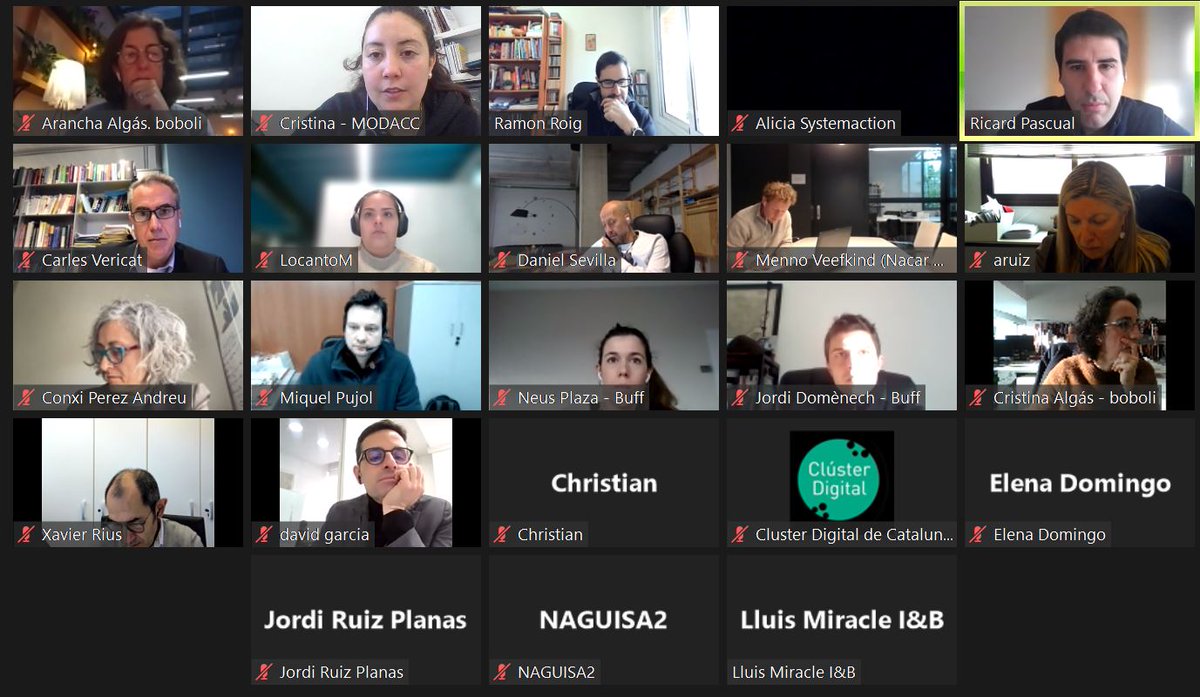 modaccat's tweet photo. 🖥️ En marxa la sessió "Com optimitzar els estocs i millorar el servei als nostres clients a partir de la previsió de la demanda?" amb @FundacionICIL . Seguim formant empreses del sector de la Moda!
#Formació #Fashion #Moda #Modacc https://t.co/6iXiOV5KKo