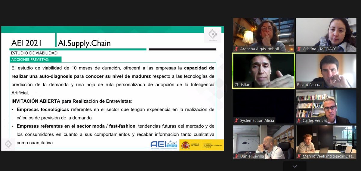 modaccat's tweet photo. 🖥️ En marxa la sessió "Com optimitzar els estocs i millorar el servei als nostres clients a partir de la previsió de la demanda?" amb @FundacionICIL . Seguim formant empreses del sector de la Moda!
#Formació #Fashion #Moda #Modacc https://t.co/6iXiOV5KKo