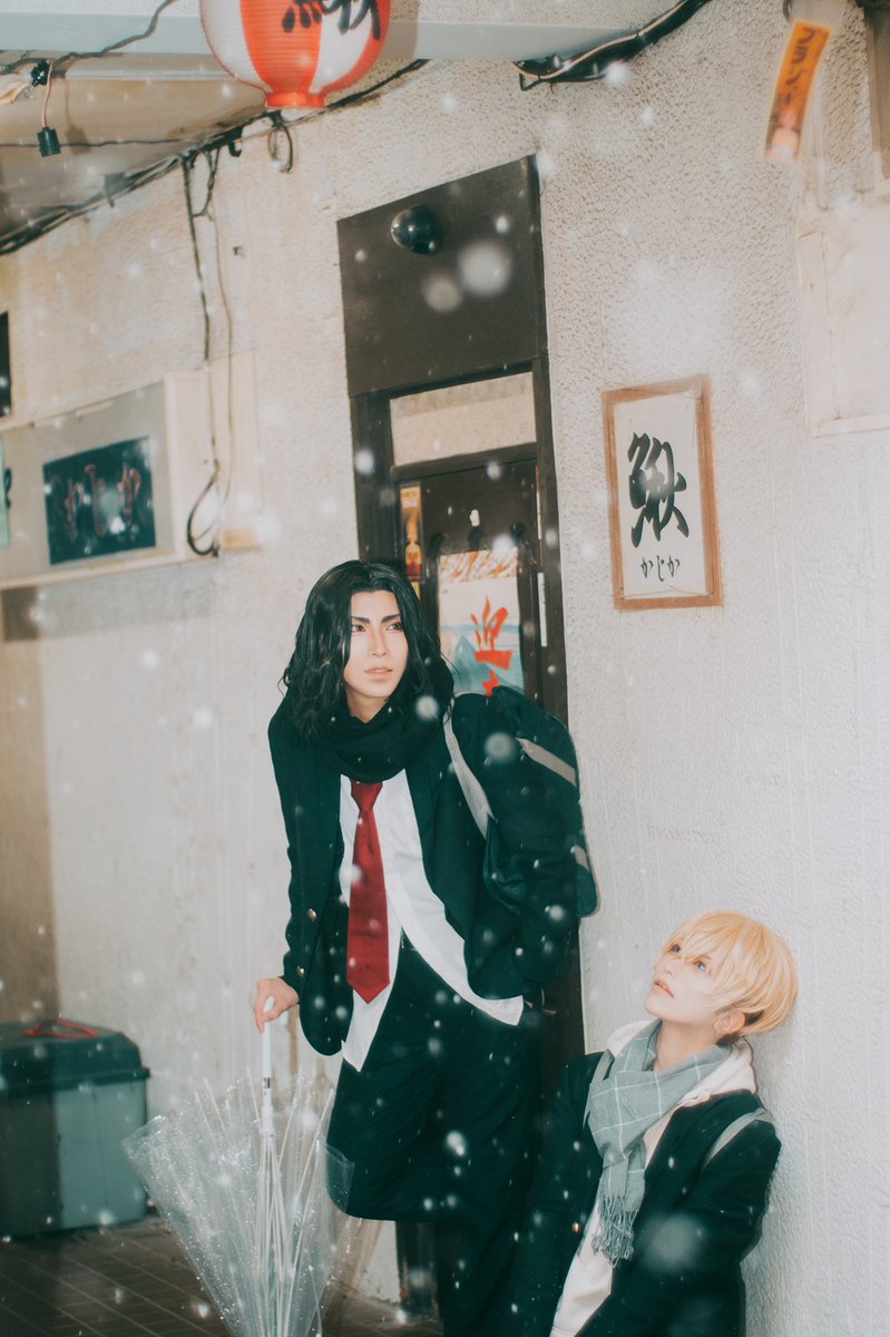 cos/東卍 

雪の日

------
P:U
場地:凜華
千冬:さらば 