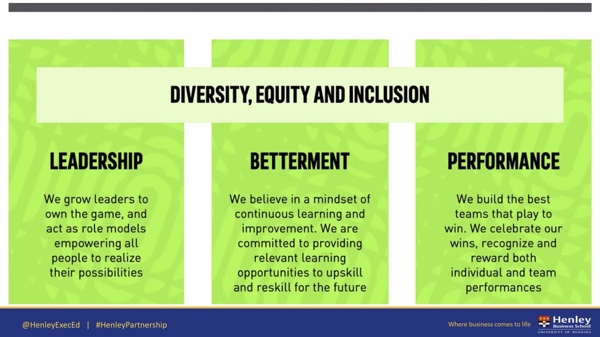 HenleyForum's tweet photo. Leaders are having to take more notice of Diversity, Equity and Inclusion. @naeema_pasha #HenleyForum #Connections https://t.co/3mFAS3Cnhd