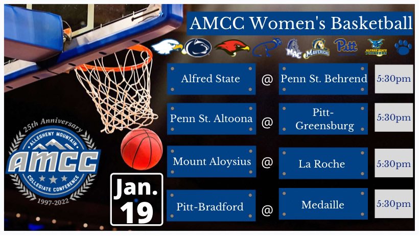January 19 
AMCC Women’s Basketball Games ! 🏀