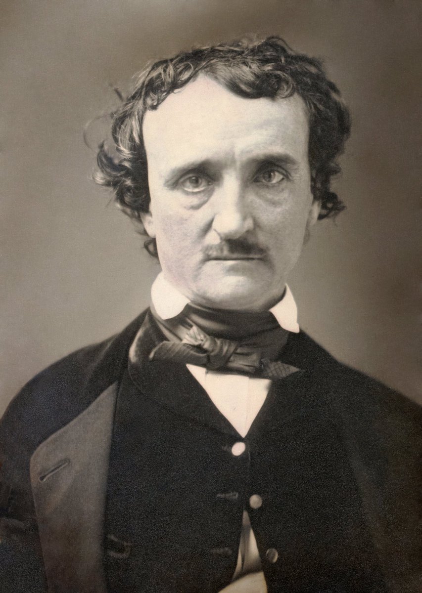 "Tutto quello che vediamo, quel che sembriamo non è che un sogno dentro un sogno." 

A 213 anni dalla nascita di #EdgarAllanPoe🖤