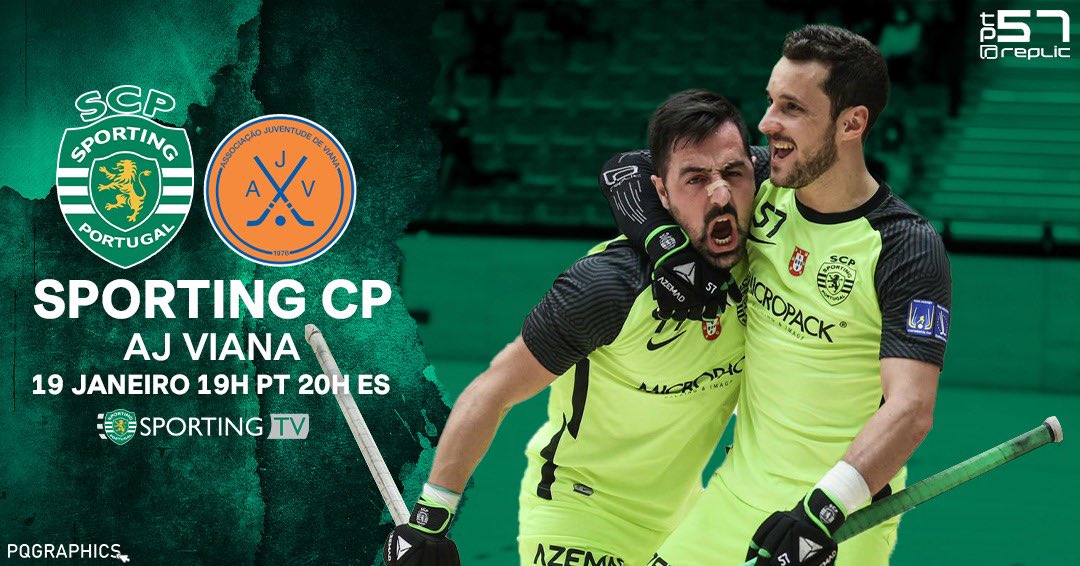 ToniPerez57's tweet photo. Día de Sporting 🦁💚!

19:00 

🖥Sporting tv - 💻FPP TV

@Sporting_CP - AJ Viana

VAMOS SPORTING! 💪💚🦁

#sportingclubedeportugal #hoqueipatins #hóqueiscp #conmucholove #57tp https://t.co/f2Ee6QqLDB