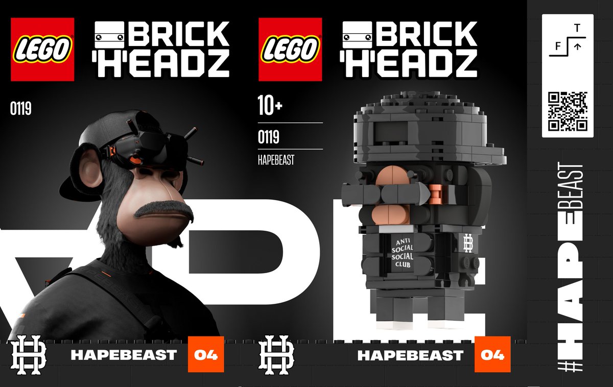 What if HAPEBEAST were a Lego? @HAPEBEASTGANG #nftart
