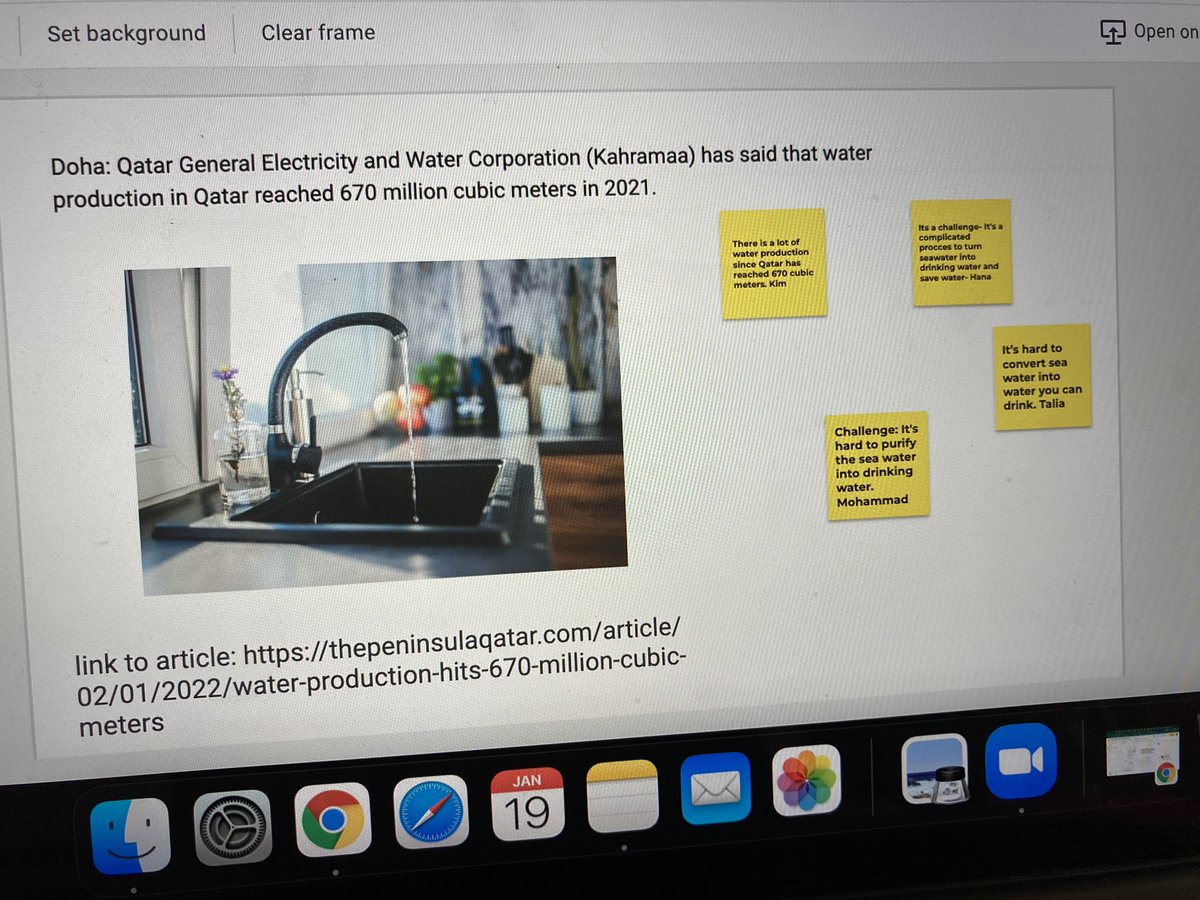 Starting the G5 PYPx online.. no problem thanks to zoom and jamboard! From sorting ATL skills to collaborating on concept questions and community walks… we can do it! Thanks <a href="/MsCindyPYP/">Cindy Blackburn</a> for the amazing resources!  <a href="/SISQdoha/">Swiss International School</a> <a href="/JamboardEDU/">Jamboard x BENQ for Education</a> <a href="/Zoom/">Zoom</a>