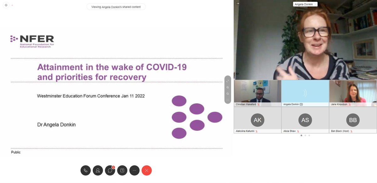 WEdFEvents's tweet photo. This month we held an online conference on #education recovery in the wake of covid-19. Thanks to everyone that attended including @Christian4BuryS, Graham Archer @educationgovuk, Dr Angela Donkin @TheNFER &amp; Neil Leitch @EYAlliance! #WEdFEvents #socialmobility #studentcatchup https://t.co/iIkUg6p4wm