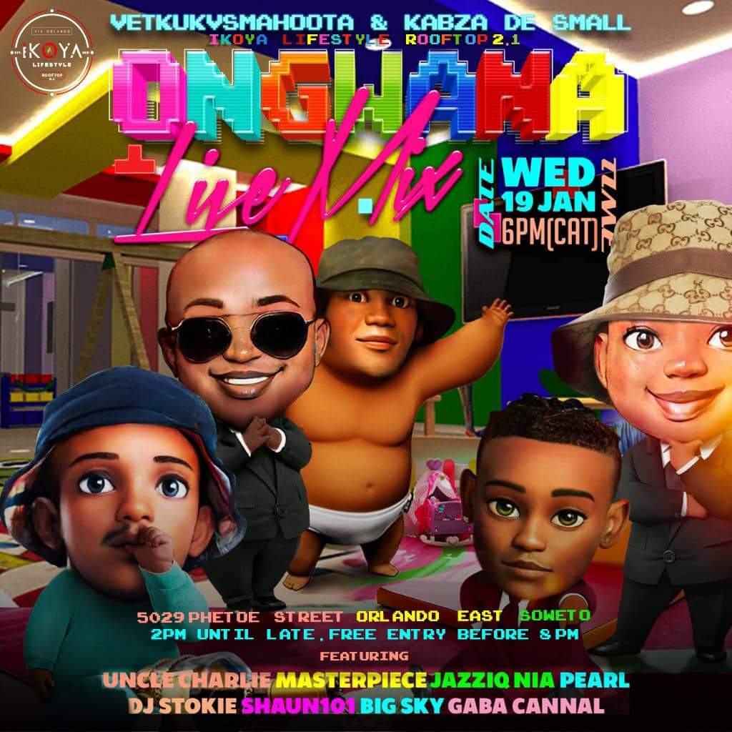 GabaCannal's tweet photo. #Ongwana Live Mix at @ikoya_soweto hosted by @VetkukvsMahoota
Catch my live performance on TikTok Live at exactly 6PM CAT
#Omgwana #TikTokLive #Ziyakhala #Zingiwe #Amasango #GcM2022 #AmaPianoToTheWorld https://t.co/wCSlNBC661