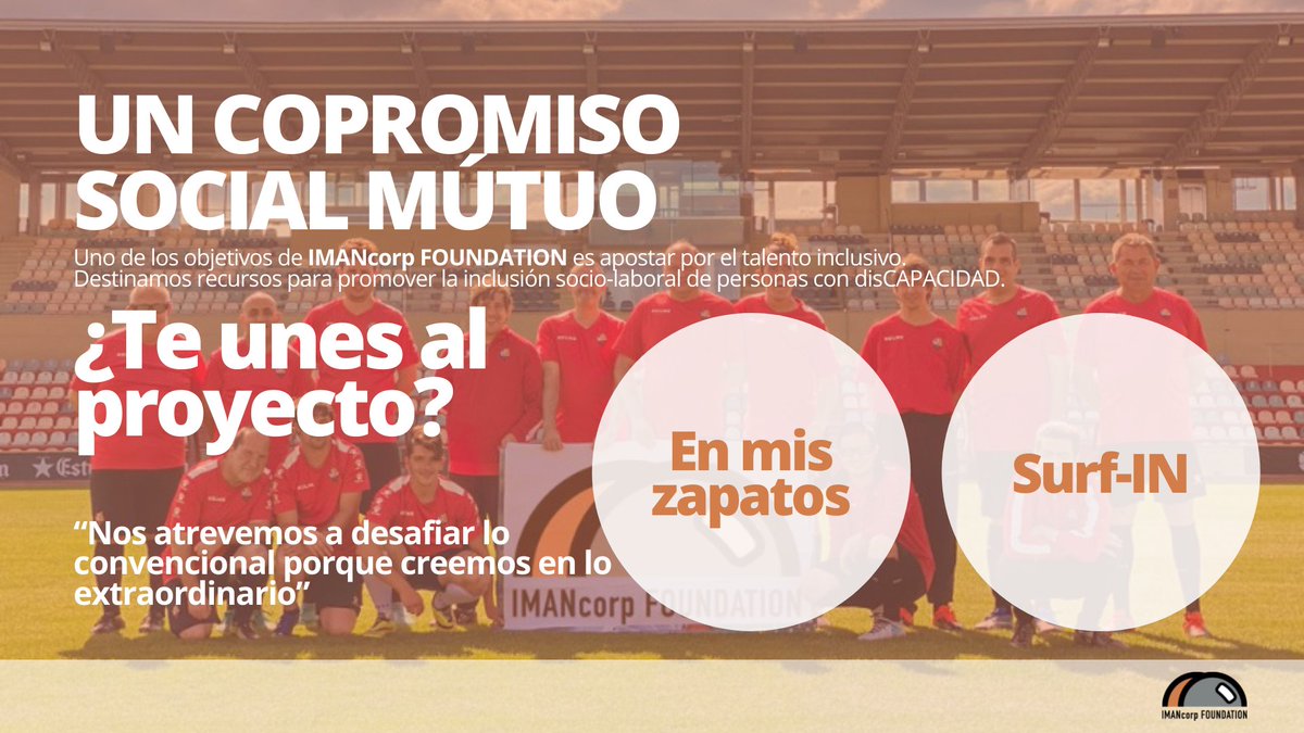 FundFactorHuma's tweet photo. Blog Factor Humà: Leave no one behind
Desde @imancorp_fdn defienden que las oportunidades deberían ser accesibles e igualitarias. Por eso impulsan En mis Zapatos y Surf-IN, dos programas para normalizar los equipos con capacidades diferentes
https://t.co/akpiMSDzvW
#diversidad https://t.co/wsq3nsytKF