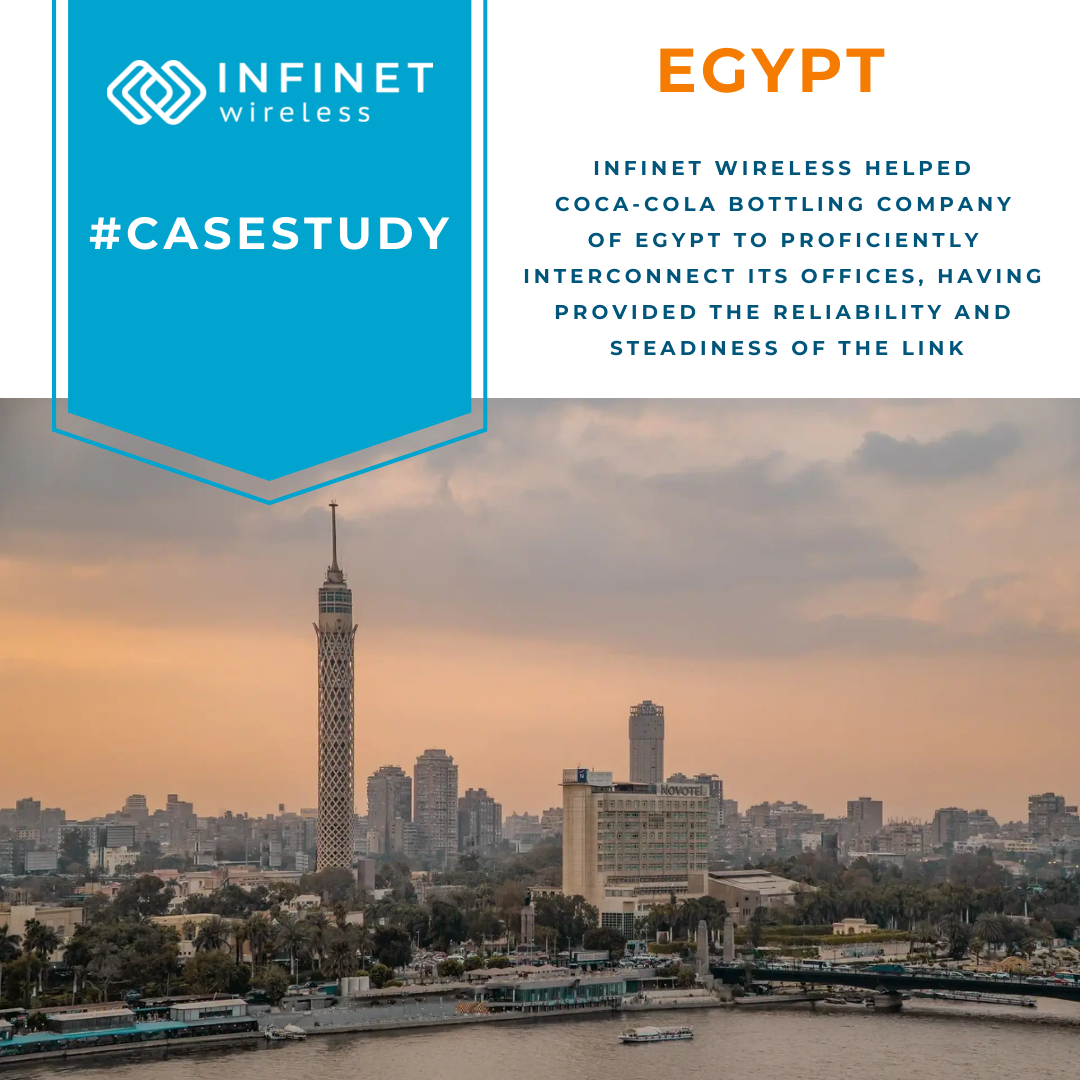 InfiNetW's tweet photo. We have a new success story in our portfolio.
IW helped Coca-Cola Bottling Company of Egypt to proficiently interconnect its offices, having provided the reliability and steadiness of the links.

Read more: https://t.co/dkG89sXOh4

#InfinetWireless #CaseStudy #NewProject https://t.co/sSGGky4jcf
