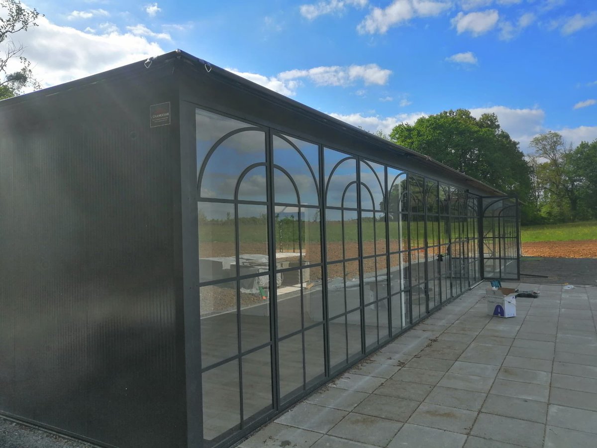 ABRIANDCO's tweet photo. Construction d une nouvelle verrière de 500m2 en Isère.
Orangeraie fabricant de verrières pour des salles de réception, restaurant, magasin éphémère….www.orangeraie.com
#orangerie https://t.co/rOciaDfRG2