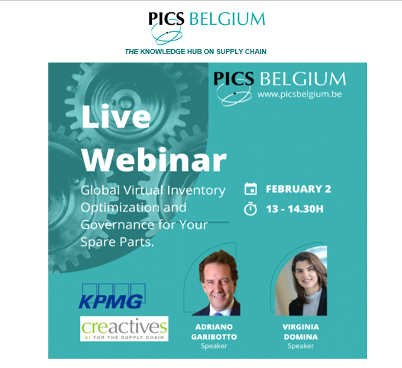 CreactivesSPA's tweet photo. Discover how world-class companies take advantage of Artificial Intelligence in their Supply Chains!
@KPMG @KPMGAdvisory 
Don't miss our webinar on February 2 at 1 PM CET!
Register Here:
https://t.co/IlS7tQvhiC https://t.co/nCwEHq9jbx