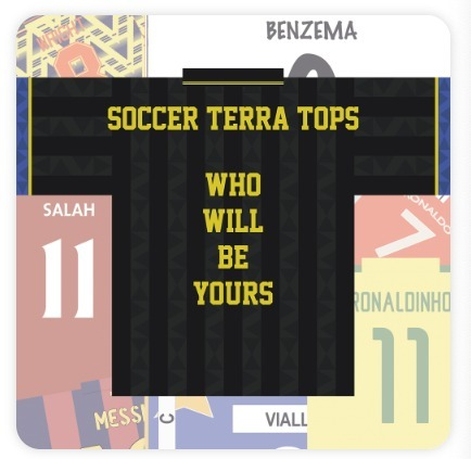TerraTopsNFTs's tweet photo. Not all heroes wear tops - 25% of ALL sales to @angelprotocol 

Midday launch right here: https://t.co/8UMPOwAySb

#sharingiscaring #soccerterratops #soccer #football #NFTs #LUNA #UST 
@ProtocolTalis

Retweet and send to 2 friends to be in with a chance to win a free NFT https://t.co/tHIZ9n9uhi