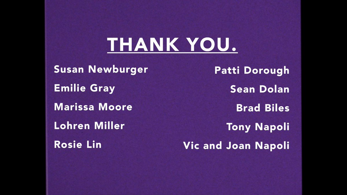 tcodf_film's tweet photo. ❤️ A big, big thank you to Susan, Emilie, Marissa, Lohren, Rosie, Patti, Sean, Brad, Tony, and Vic &amp; Joan for their support on our campaign! https://t.co/6a3cuUQ9h5