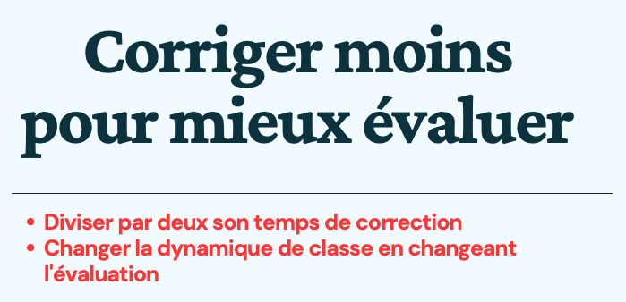 ProfCoudert's tweet photo. Avis à tous les profs qui trouvent qu'ils passent trop de temps à corriger et veulent changer leurs méthodes d'évaluation. La formation "corriger moins pour évaluer mieux" commencera le 8 février. Elle est entièrement en ligne et disponible sur https://t.co/uHAfaqv0aP https://t.co/DcR3puigHh