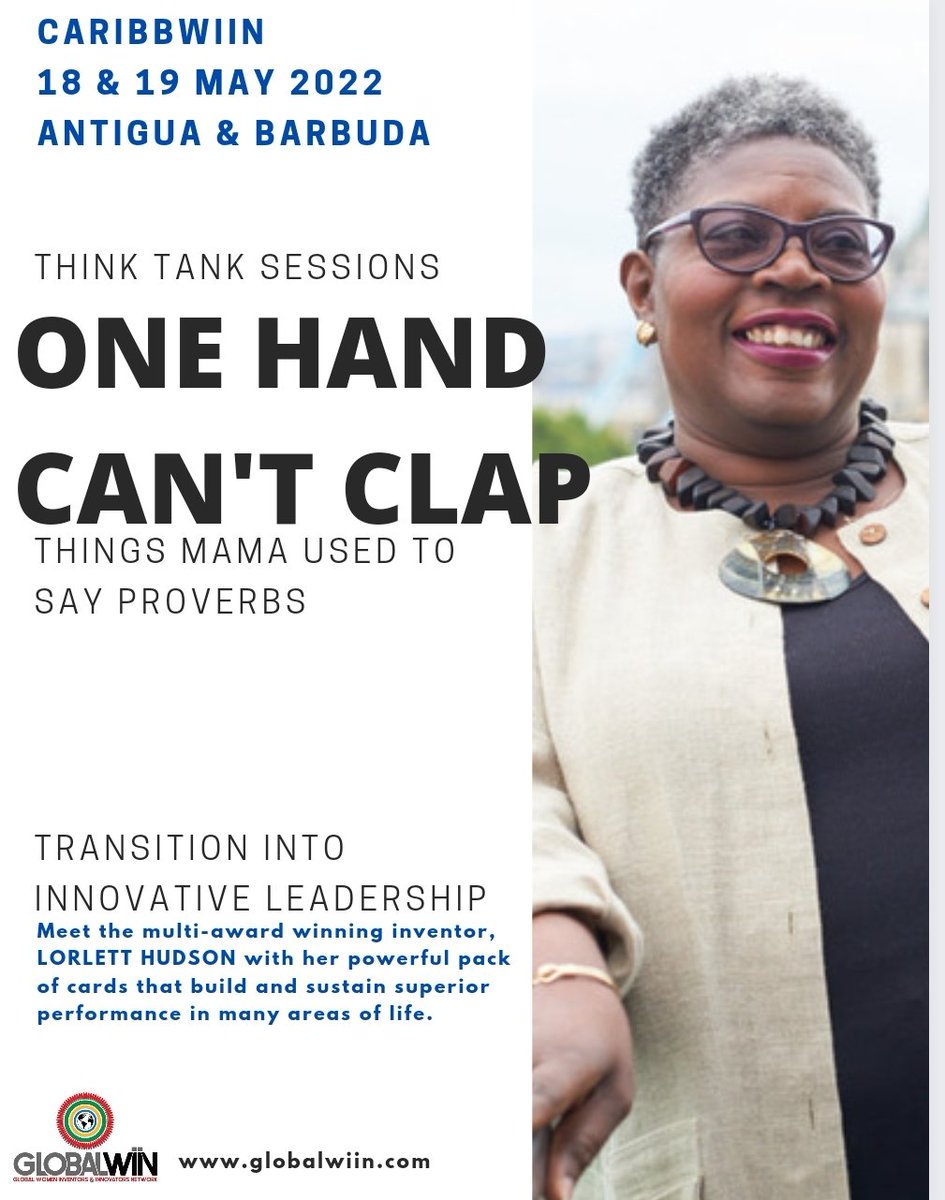 bola25's tweet photo. Still remember many of my mum's proverbs and the effect on my thinking process. So pleased @OneHandCantClap is joining us at CaribbWIIN https://t.co/quq6ANu17W https://t.co/PZphA3gf7e
