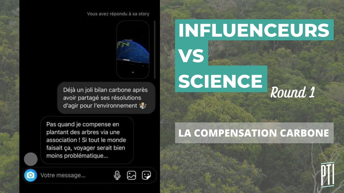 Influenceurs VS Science : Round 1

La #compensation carbone.

Les influenceurs ne semblent pas renseigné sur cette nouvelle pratique favorite des entreprises et marques pour éviter de réellement baisser leurs émissions..

Thread à mettre entre toutes les mains des #influenceurs