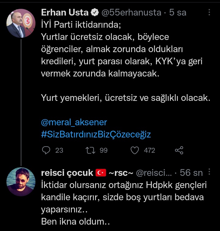 Ben ikna oldum.😏