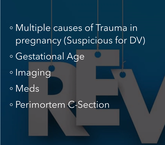 nyulangoneEM's tweet photo. Dr. Shar Johnson on Blunt Abd Trauma in Pregnancy:
-Look out for domestic violence
-US has lower sensitivity, CT if you are concerned
-meds dose similar. If pt at risk for early deliver, start steroids!
-be prepared for perimorterm C-section
#emconf https://t.co/Rf6iJOV51o