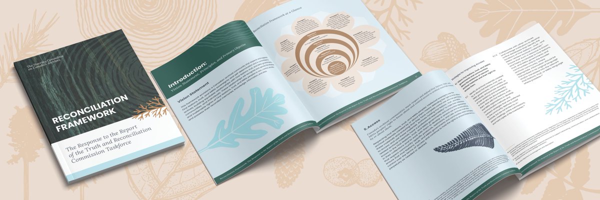 designdeplume's tweet image. Un vert apaisant, des images de la forêt et des graphiques clairs caractérisent le rapport que nous avons préparé pour @UNBC en réponse au rapport national du groupe de travail de la Commission vérité et réconciliation. #ddpportfolio #ddpdesign #printdesign #reportdesign