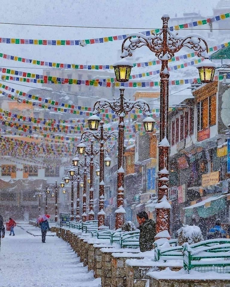 businesscharcha's tweet photo. This stunning picture of Leh's main market draped in snow took our breath away.
#iceberg #IncredibleIndia #ladakh #winter #stunningpicture #businesscharcha https://t.co/t24nsXXkOM