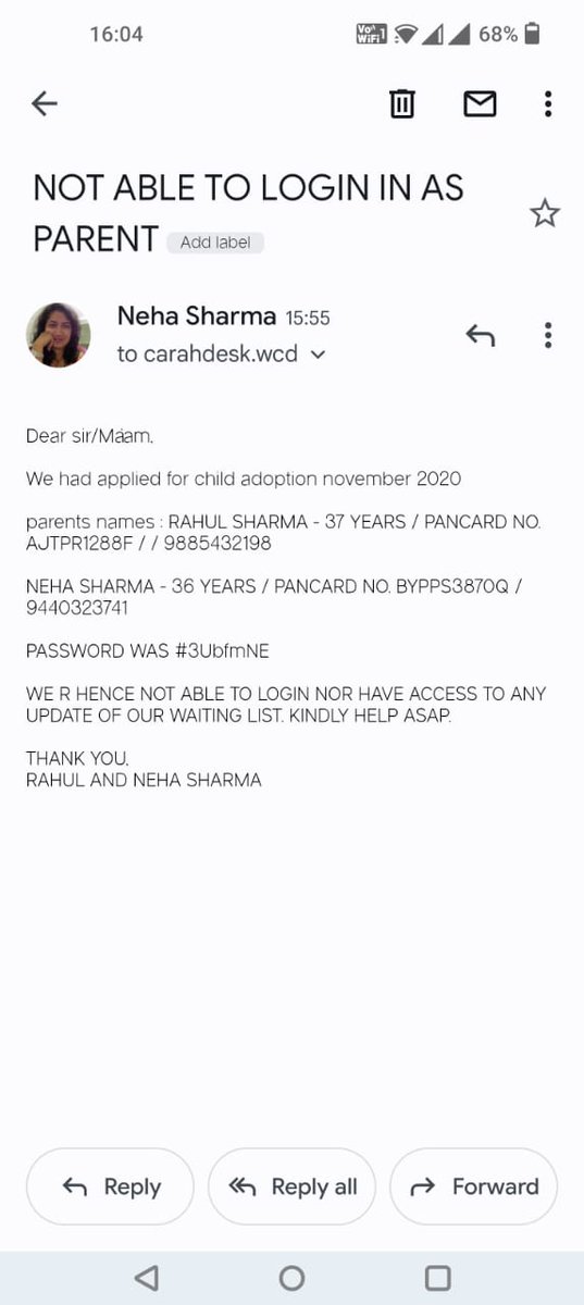 Rahul_0109's tweet photo. @MinistryWCD Request you to address our concern. https://t.co/oy0nkYnNiD