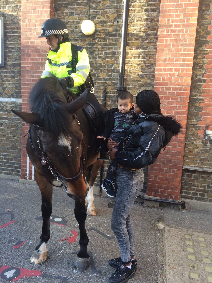 redblue_nursery's tweet photo. The horses were so lovely π #mettaskforce https://t.co/fylaYzgV6V
