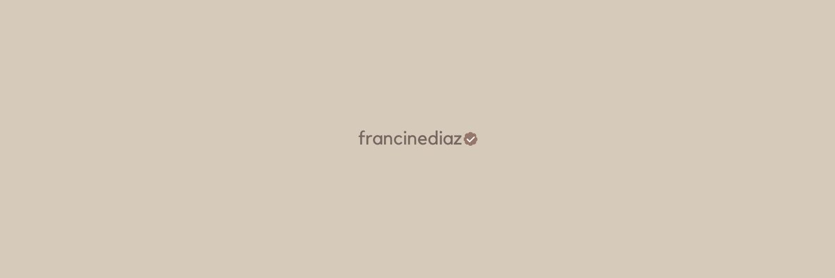 carreIsdior's tweet photo. ˒ ⌕ francine diaz headers ✿ ‹ 𓂅 ੭ 

⩩ dm me if u want other colors/text/etc
⩩ like/rt if using 
⩩ feel free to use it! 

#FrancineDiaz https://t.co/rj0eTHbaMl