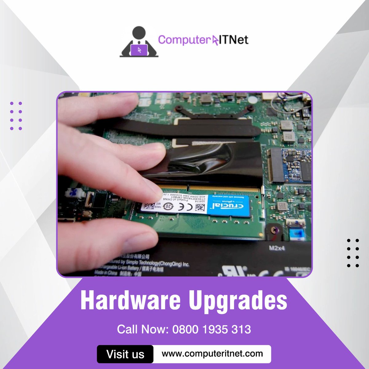 computeritnet's tweet image. The solutions you need….
We can help you keep up with rapidly changing technology by performing simple, low-cost upgrades to your existing computer.

Visit us @ computeritnet.com 

#hardwareupgrades #softwareupgrades #computeritnet #hardwarestore #Marylebone #CentralLondon