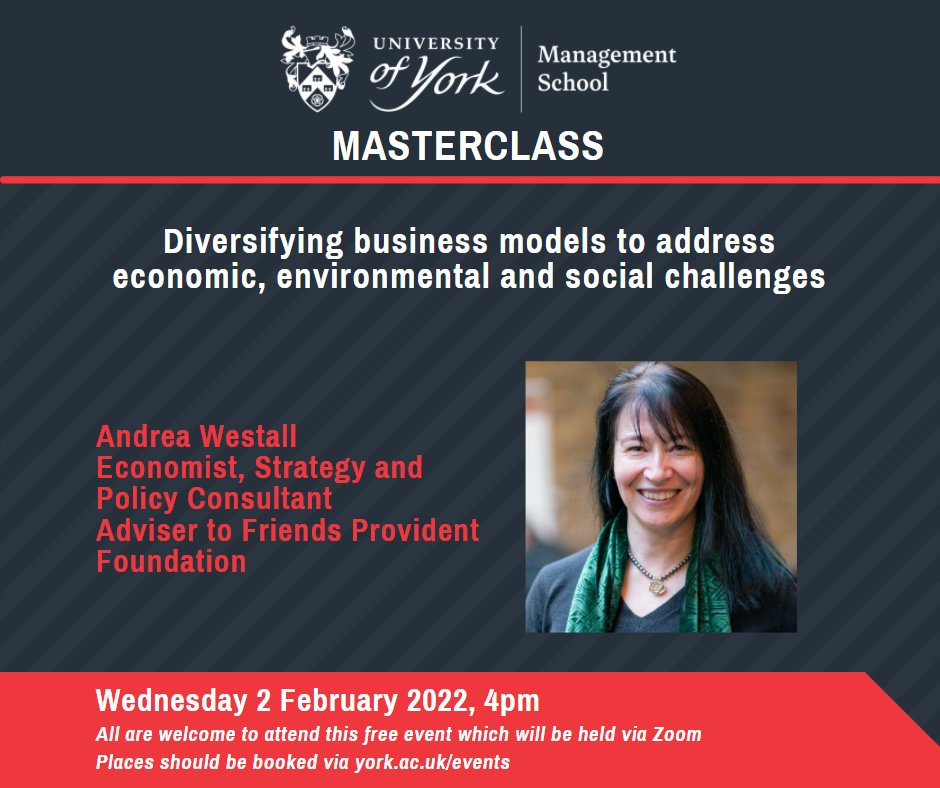 Peter Ball (@p_d_ball) on Twitter photo Diversifying #business #model. Andrea Westall #economist #consultant #advisor talks <a href="/UniOfYork/">University of York</a> Management School @UoY_UYMS 2nd Feb on #barriers & #scaling across #economic #environmental & #social #challenges. Join our #masterclass ow.ly/Zp1g50HbkYW. Diversifying #business #model. Andrea Westall #economist #consultant #advisor talks <a href="/UniOfYork/">University of York</a> Management School @UoY_UYMS 2nd Feb on #barriers & #scaling across #economic #environmental & #social #challenges. Join our #masterclass ow.ly/Zp1g50HbkYW.