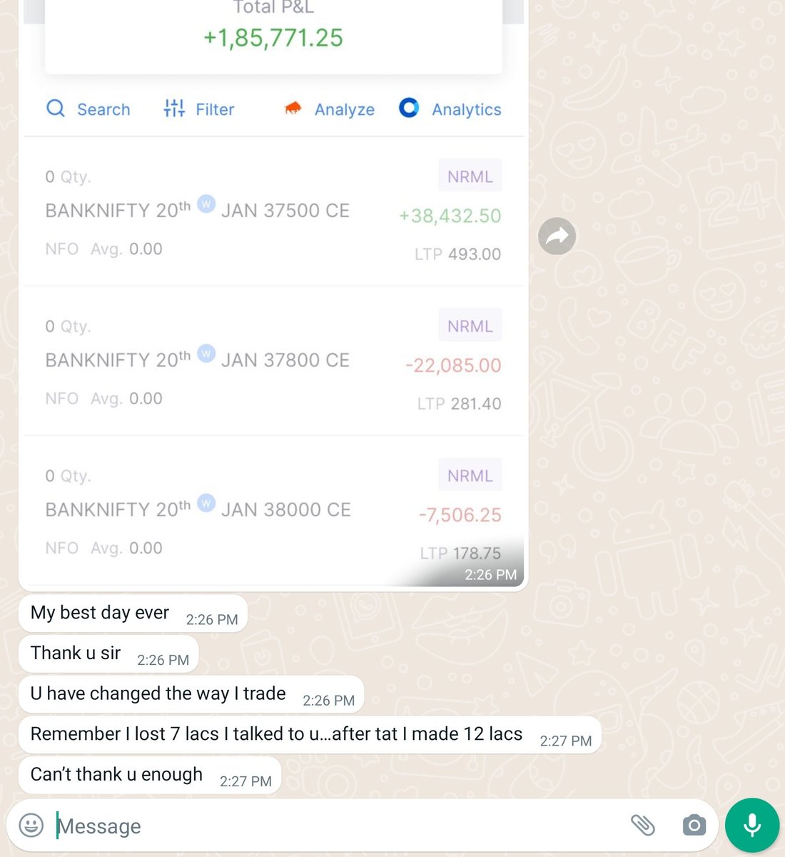 Justsiva123's tweet photo. ๐๐๐ As A Trader, All We Need Is Few Strategies Which Works In Our Favor & Make use of it Consistently. So Happy For All OI Pulse Users Who Understood The Game.
#OpenHigh
#320Strategy
https://t.co/kvqvIkyxE3
@OiPulse https://t.co/f8CMGwYGxP