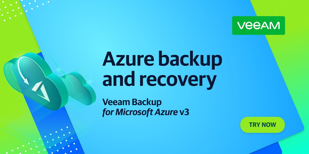 Belinda_CZ's tweet photo. NEW #VeeamBackup for Microsoft @Azure is here! Discover a cost-effective way to securely protect your cloud data and overcome ANY #dataloss within minutes >> https://t.co/kdGeBH7b0d #BetterBackup https://t.co/jFp3h7KSut