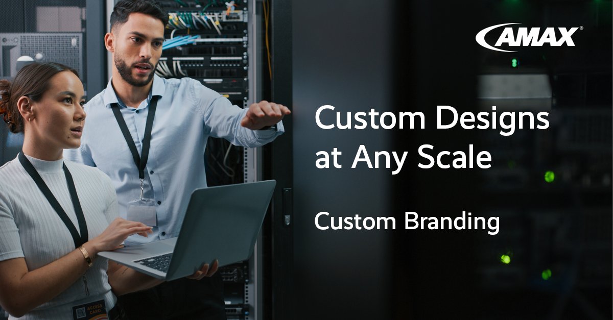 AMAXTechnology's tweet image. AMAX EMEA offers a comprehensive menu of customized services and engineering solution design for fully custom-branded server-to-rack level appliance solutions. 
Contact us today to learn more info@amax.ie

#custombranding #appliancemanufacturing #rackintegration #OEM