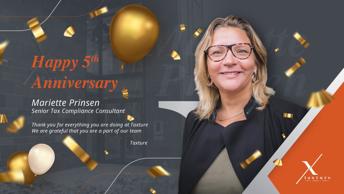 TaxtureGlobal's tweet photo. Happy 5th Anniversary, Mariette Prinsen
#Taxture https://t.co/2FeqZ9kWM1