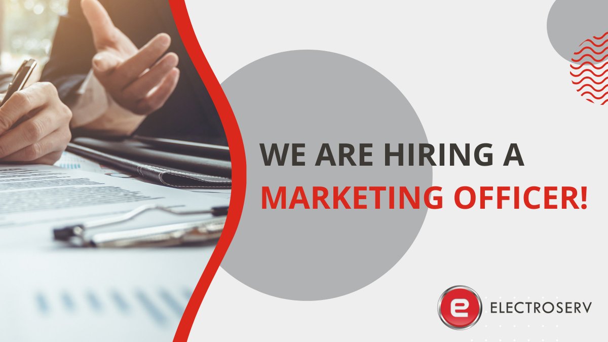 Electr0serv's tweet photo. Are you looking for your next marketing move? 
We're looking for a Marketing Officer to join a small, multi-channel team. You will ideally have 3+ years of marketing experience.
For more details please visit https://t.co/jD8oHRHWCB
#marketing #jobs #hiring #engineering https://t.co/jCmKJjFtx2