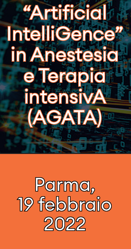 ElenaG_Bignami's tweet photo. ISCRIZIONI:  https://formazione.siaarti. it/event/1352/showCard
Corso AGATA, #Artificial Intelligence,  #SIAARTI https://t.co/GgW6amw7ps