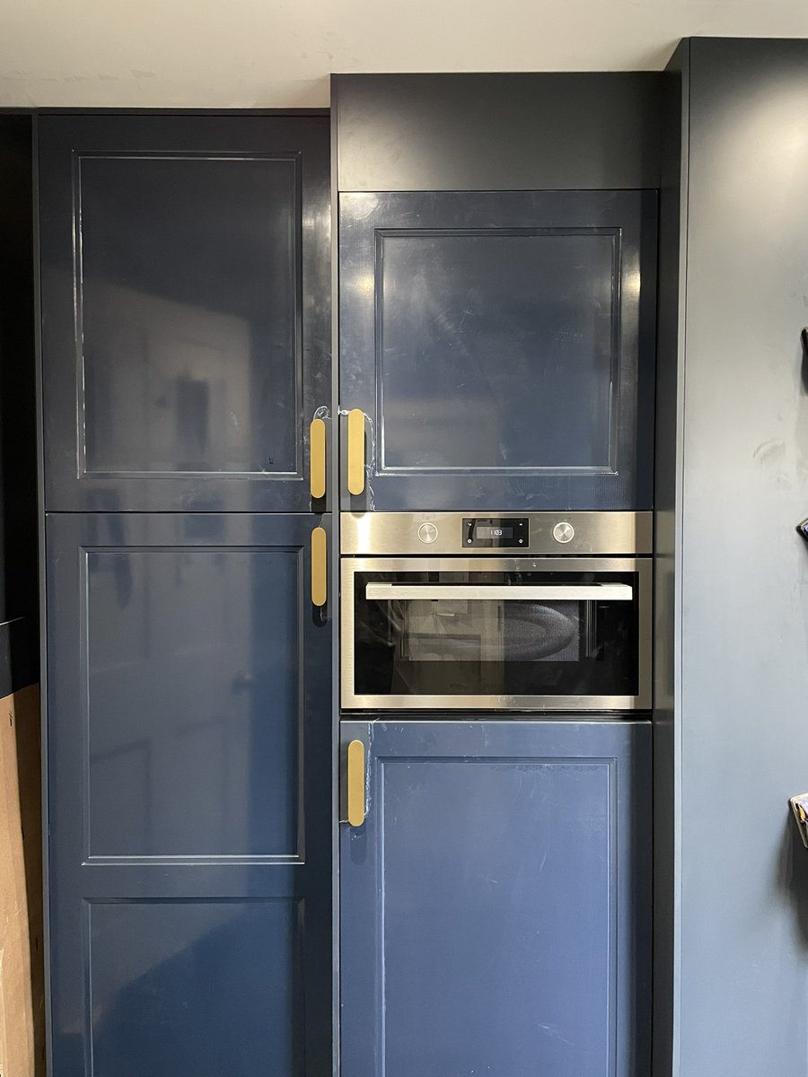 Utility with the tiniest cloakroom coming together #interiordesign #cloakroom #ikeabespoke