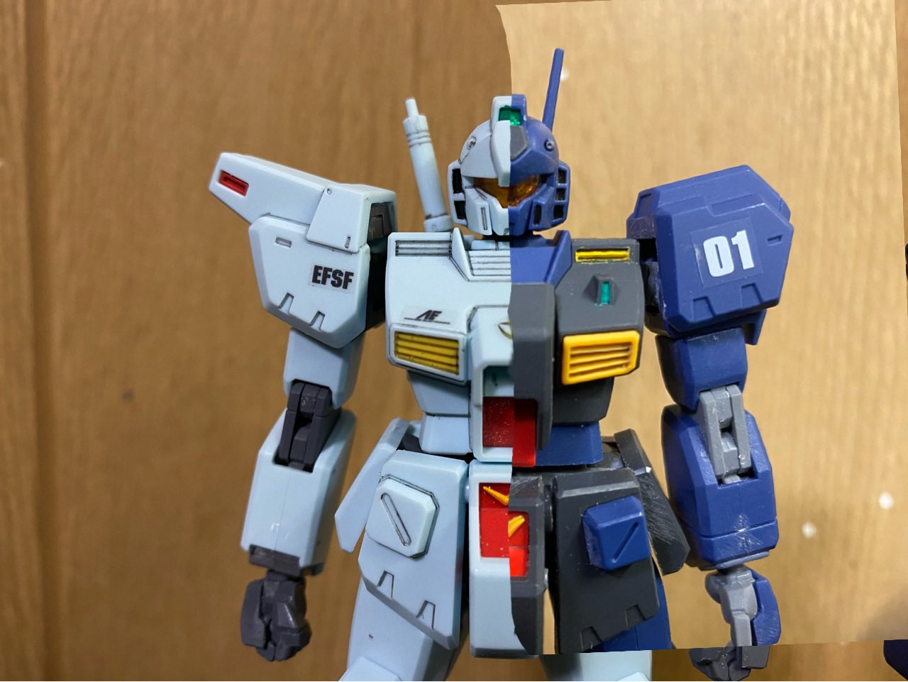 【ジャンク品】MG ジムクゥエル、ジムカスタム2体　3体まとめ売り ジャンク品】MG ジムクゥエル、ジムカスタム2体 3体まとめ売り