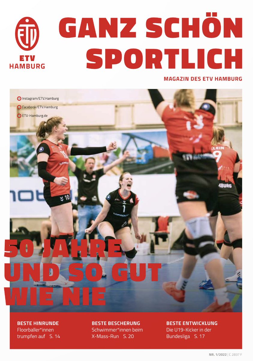 heyhoffmann's tweet photo. Das neue ETV Magazin Ausgabe 1/22 ist da. Danke ans gesamte ETV-Team für die wie immer gute Zusammenarbeit! https://t.co/4yAnJyUoaO https://t.co/YDe4BppBs2
