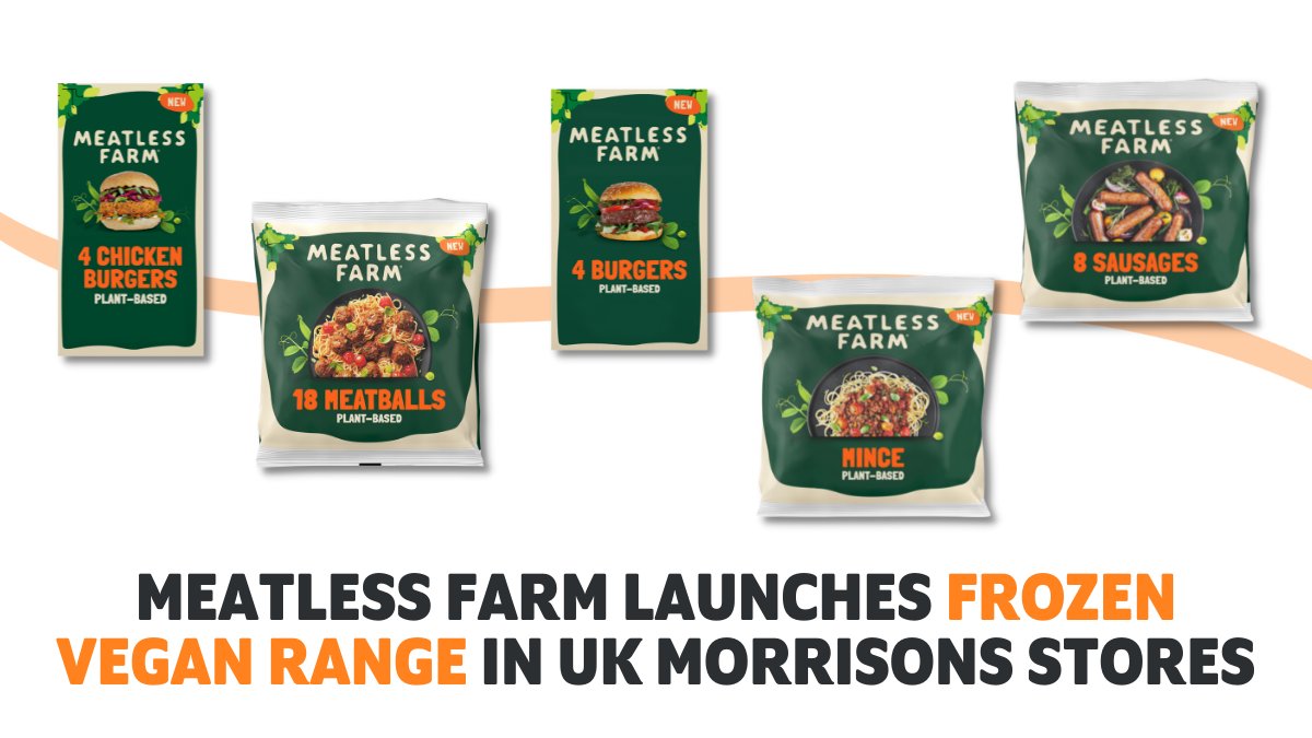 Making more of your meals meatless just got even easier with <a href="/MeatlessFarm/">Meatless Farm</a>'s NEW frozen range! ❄️🍔 Find the new frozen packs of vegan Burgers, Chicken Burgers, Mince, Meatballs and Sausages across 490 <a href="/Morrisons/">Morrisons</a> stores now. 🌱#Veganuary2022