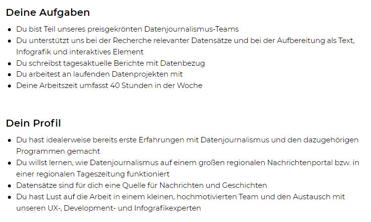 JanGeorgPlavec's tweet photo. Lust auf #ddj? @akra73 @sdake und ich suchen eine/n #Datenjournalismus-PraktikantIn für @StZ_NEWS @StN_News und Co. Gerne teilen und gezielt weiterleiten!

https://t.co/0LlQJUZPre

@ddj_bw @methodenkritik @hs_macromedia https://t.co/a6bxchSHgD