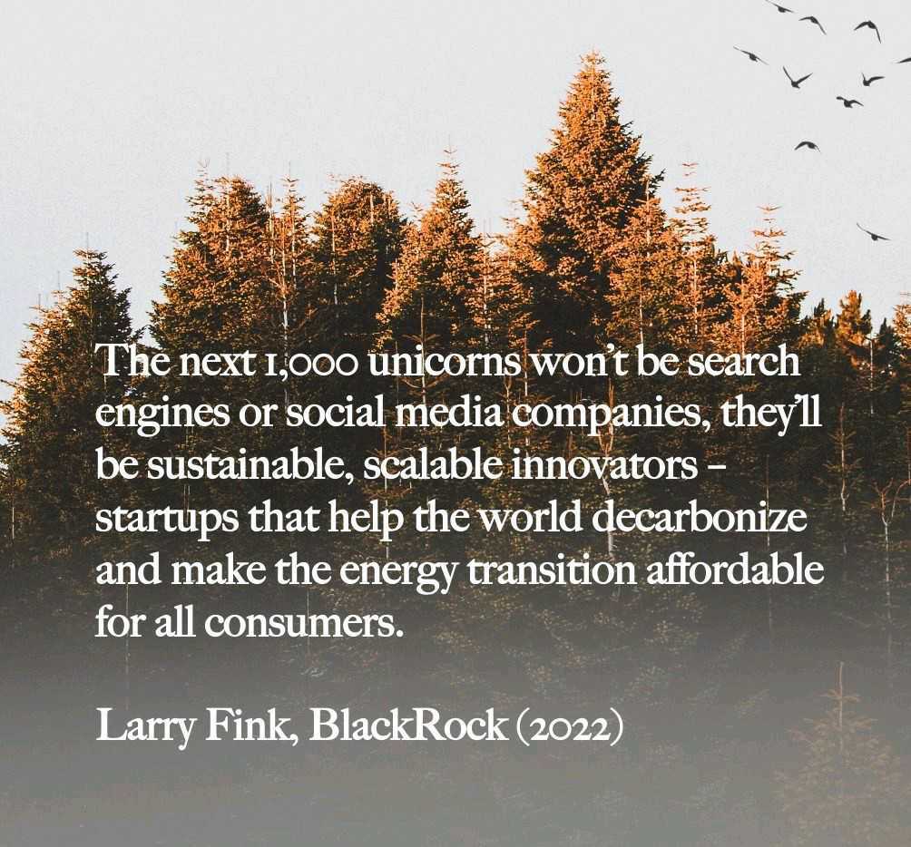 We think Larry Fink, CEO of BlackRock, is right. 
One way to do that is definitely to boost education worldwide to open doors for young bright minds - what do you think guys?
#socialentrepreneurship #dhf #NewNFT