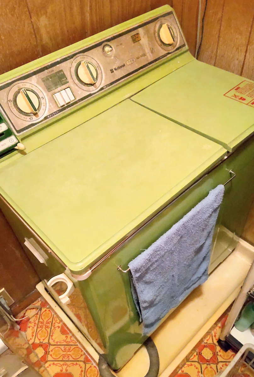 まだまだ現役バリバリ？40年稼働している洗濯機www